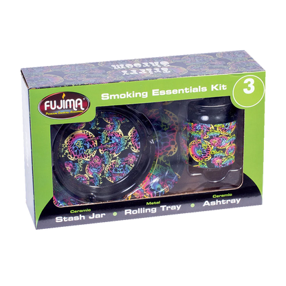Fujima Trippy Shroom Smoking Essentials 3 In 1 Gift Kit