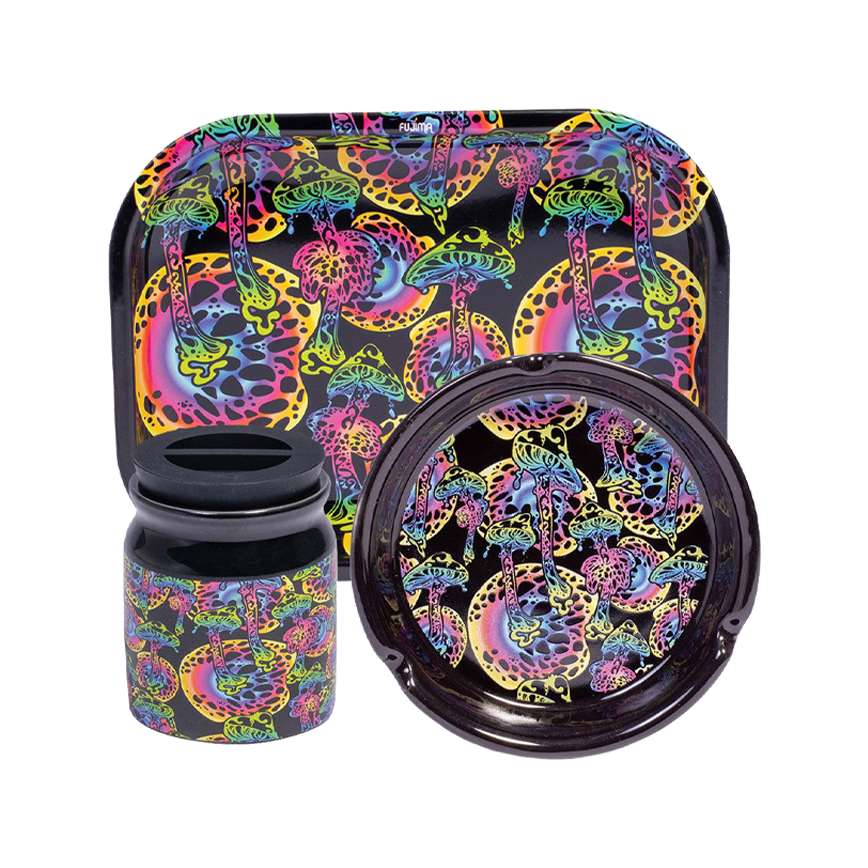 Fujima Trippy Shroom Smoking Essentials 3 In 1 Gift Kit