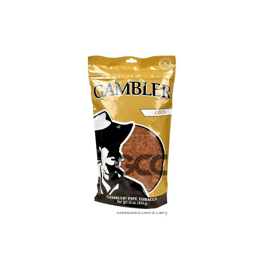 Gambler Pipe Tobacco Gold/Light 16Oz