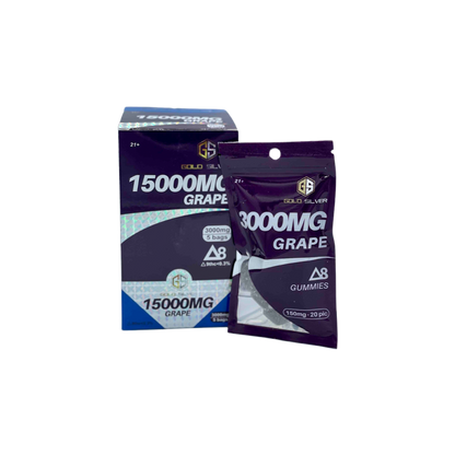 Gold Silver D8 Gummies 15000Mg 5Ct