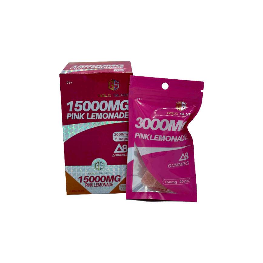 Gold Silver D8 Gummies 15000Mg 5Ct