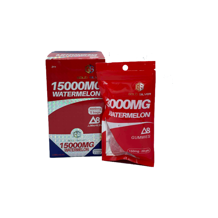 Gold Silver D8 Gummies 15000Mg 5Ct