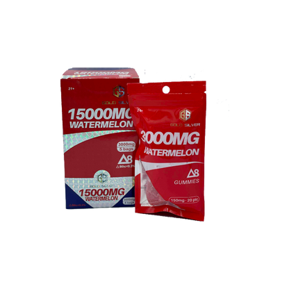 Gold Silver D8 Gummies 15000Mg 5Ct