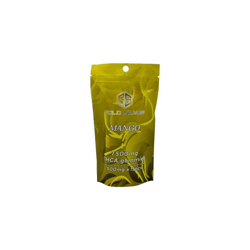 Gold Silver THCA Gummies 7500Mg 5Ct