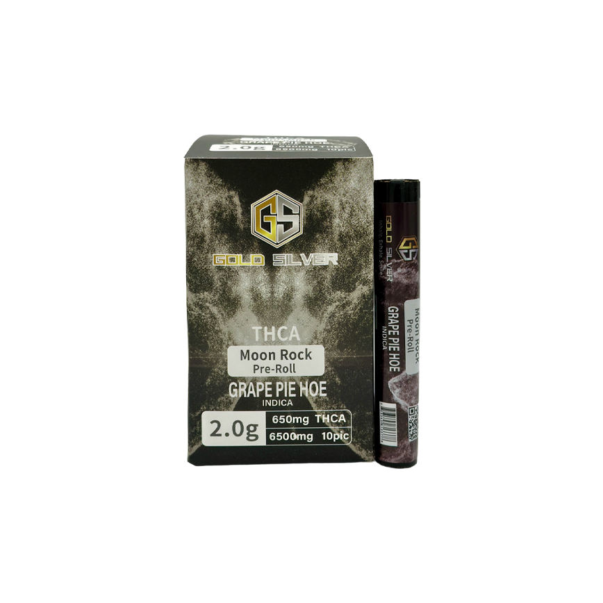 Gold Silver THCA Moon Rock Pre Roll  2.0g 10Ct