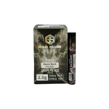 Gold Silver THCA Moon Rock Pre Roll  2.0g 10Ct