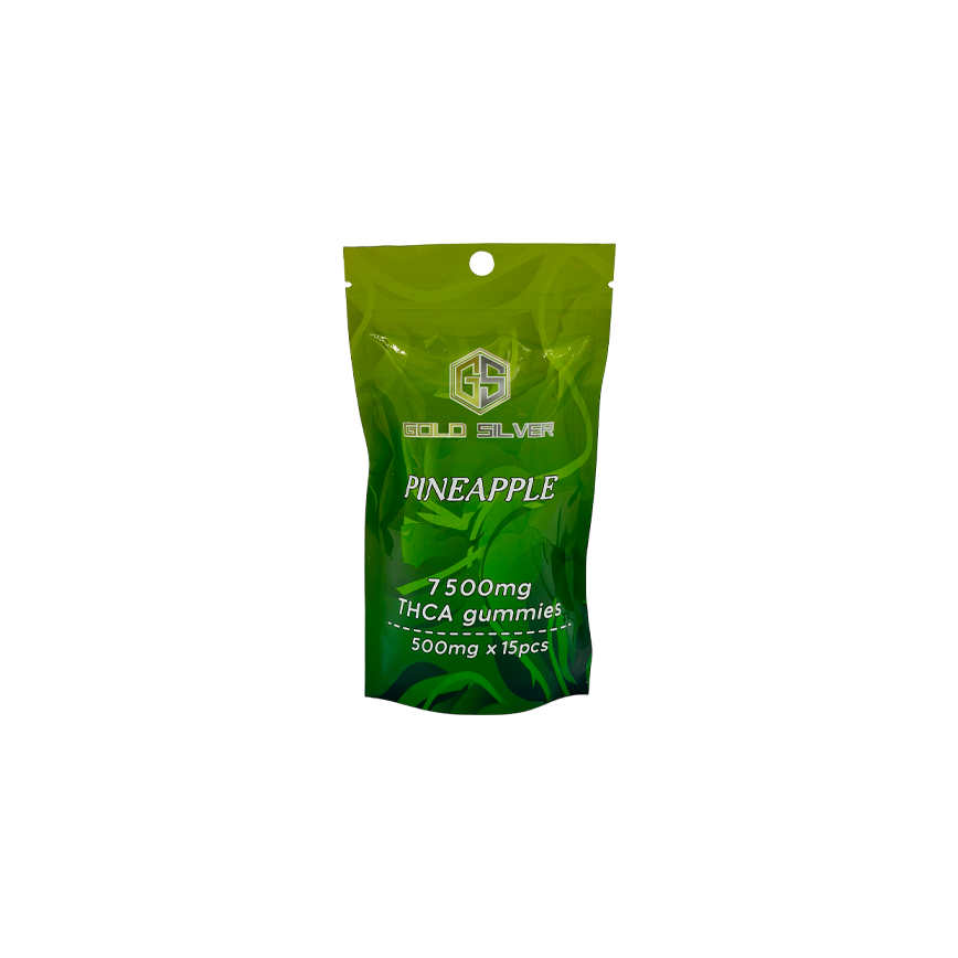 Gold Silver THCA Gummies 7500Mg 5Ct