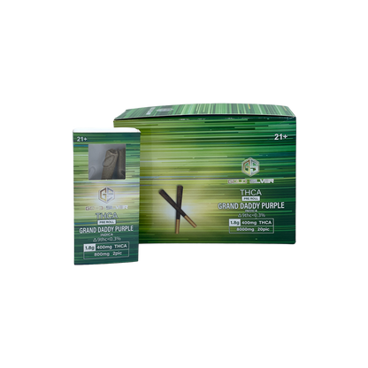 Gold Silver THCA Pre Roll 1.8g 400Mg 2Pk-10Ct