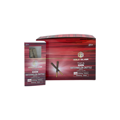 Gold Silver THCA Pre Roll 1.8g 400Mg 2Pk-10Ct