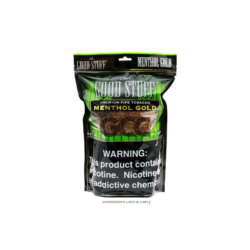Good Stuff Pipe Tobacco Menthol Gold 1Lb