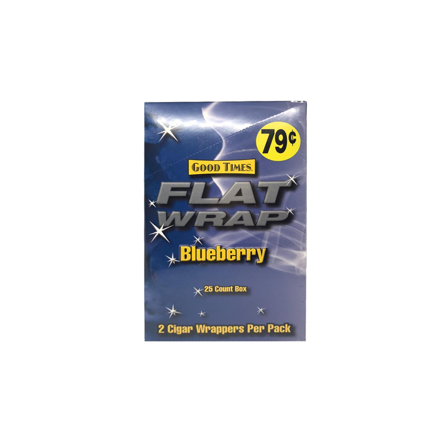 Good Times Flat Wrap Blueberry 79¢ 25Ct