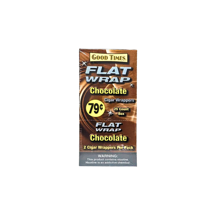 Good Times Flat Wrap Chocolate 79¢ 25Ct