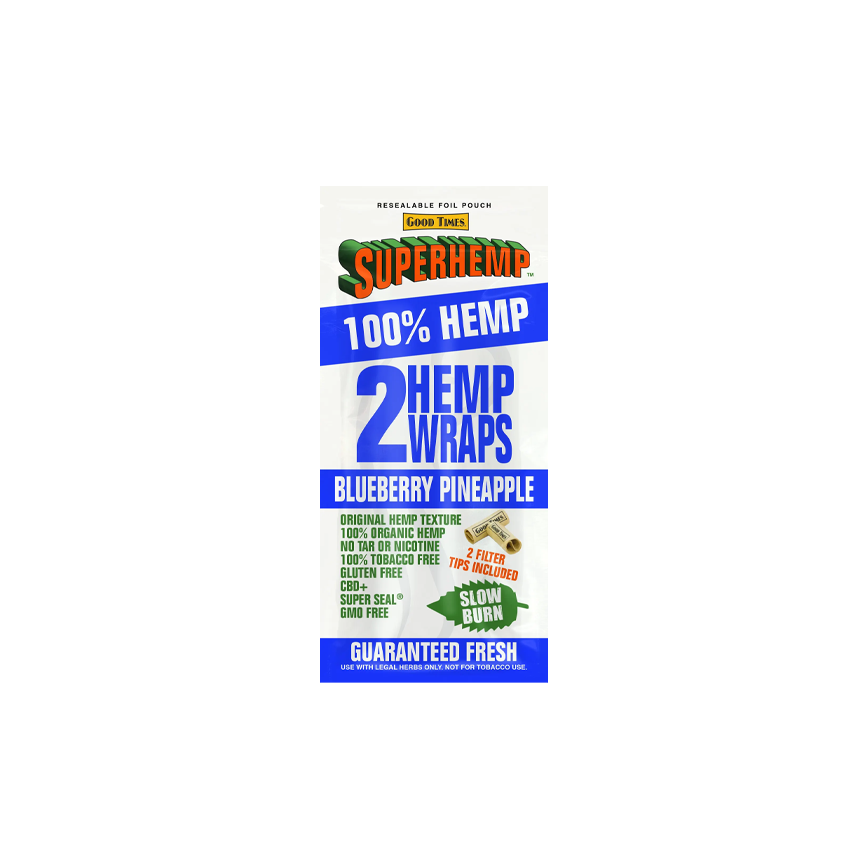 Good Times Super Hemp Wraps Blueberry Pineapple