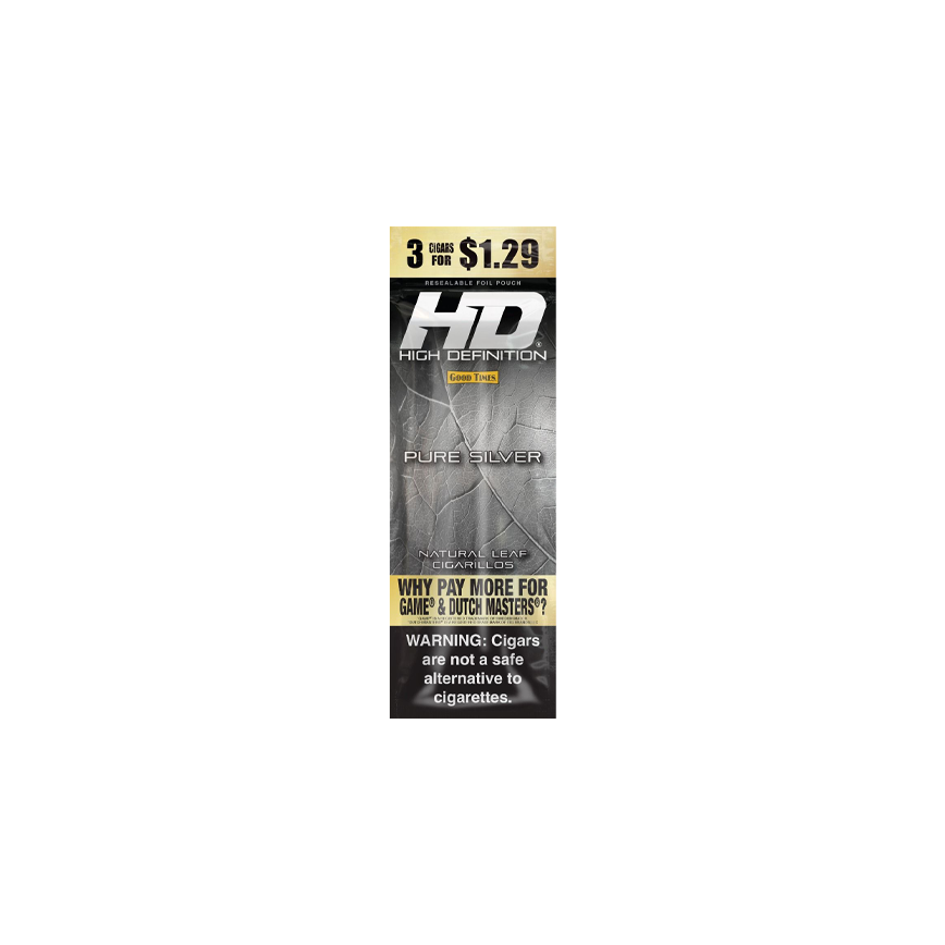 HD الفضة النقية 3 / 1.29 دولارًا أمريكيًا 15 قيراطًا