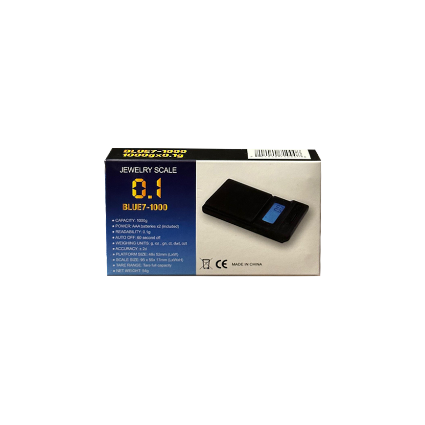 Jewelry Scale  Blue 7-1000