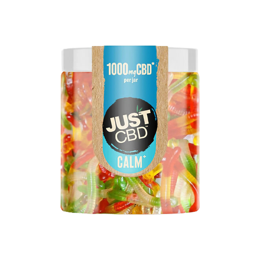 Just CBD Calm Sugar Free Gummy Worms CBD