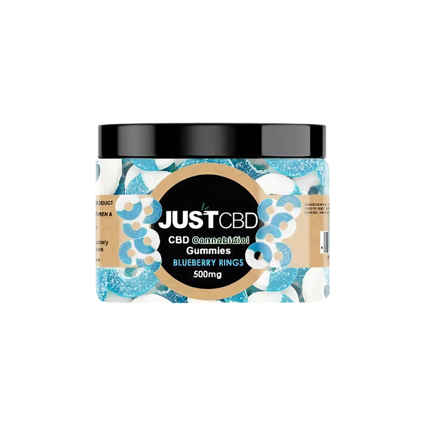 فقط CBD القنب غرست Gummies حلقات التوت الأزرق CBD