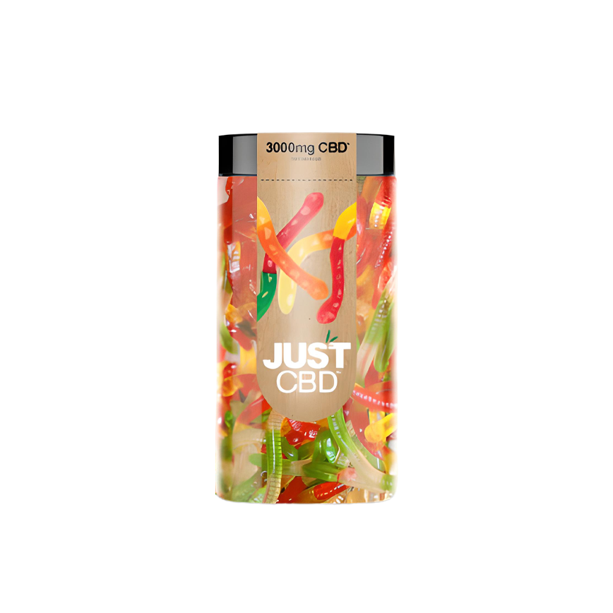 Just CBD Hemp Infused Gummies Worms CBD