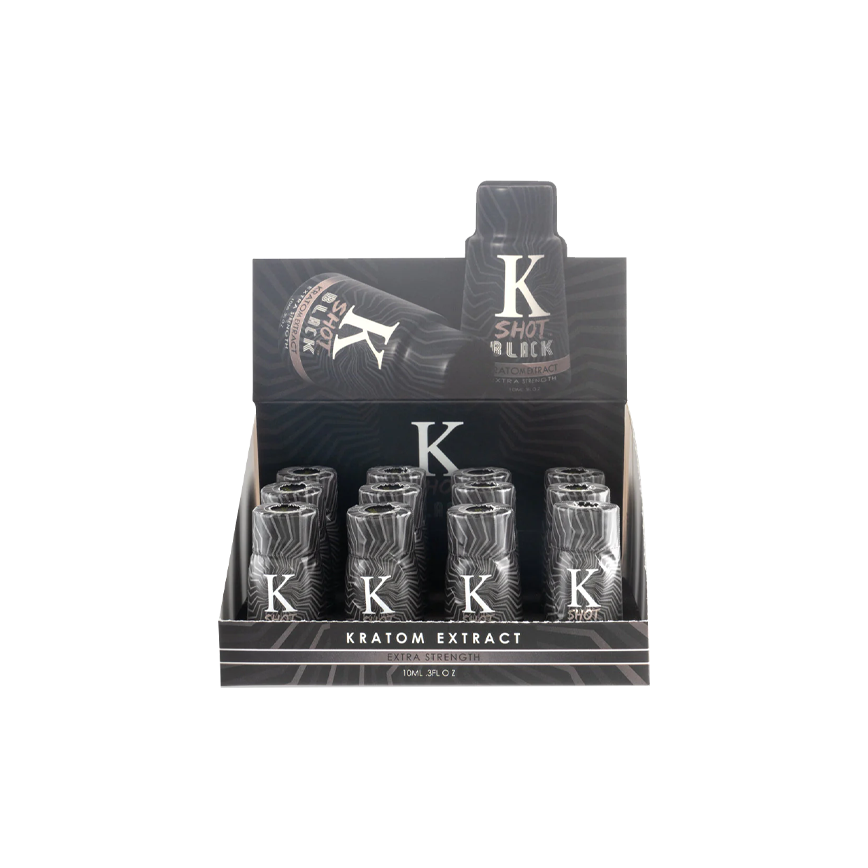 K Shot Black Kratom Extract Extra Strength 10Ml