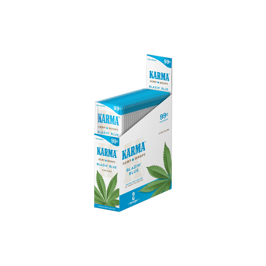 Karma Hemp Wraps Blazin Blue 2/99¢
