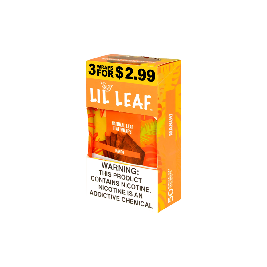 Lil Leaf Mango 3 Wraps For $2.99 10Ct