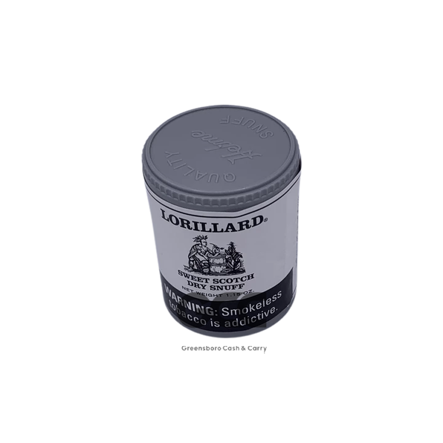 Lorillard Sweet Scotch Dry Snuff 4.65 Oz