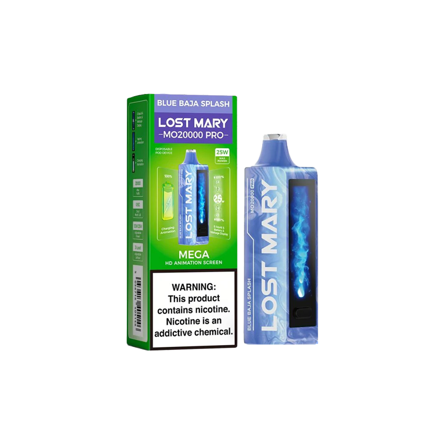 Lost Mary MO20000 Pro Blue Baja Splash 5Ct