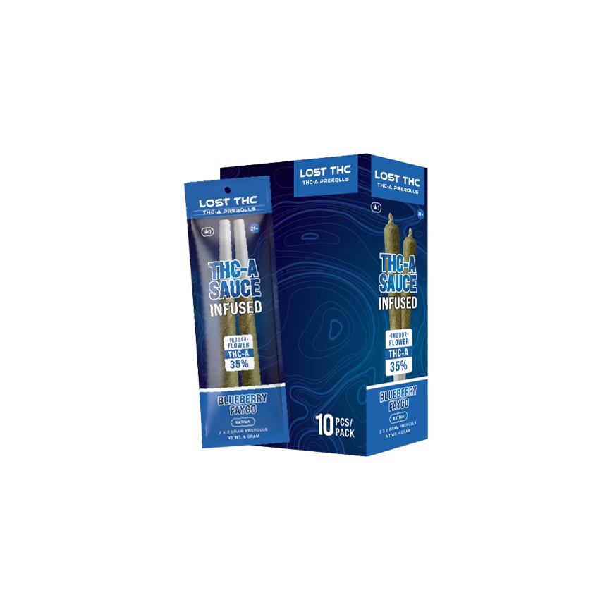 Lost THC-A Sauce Infused Pre Rolls 2x2g 10Ct