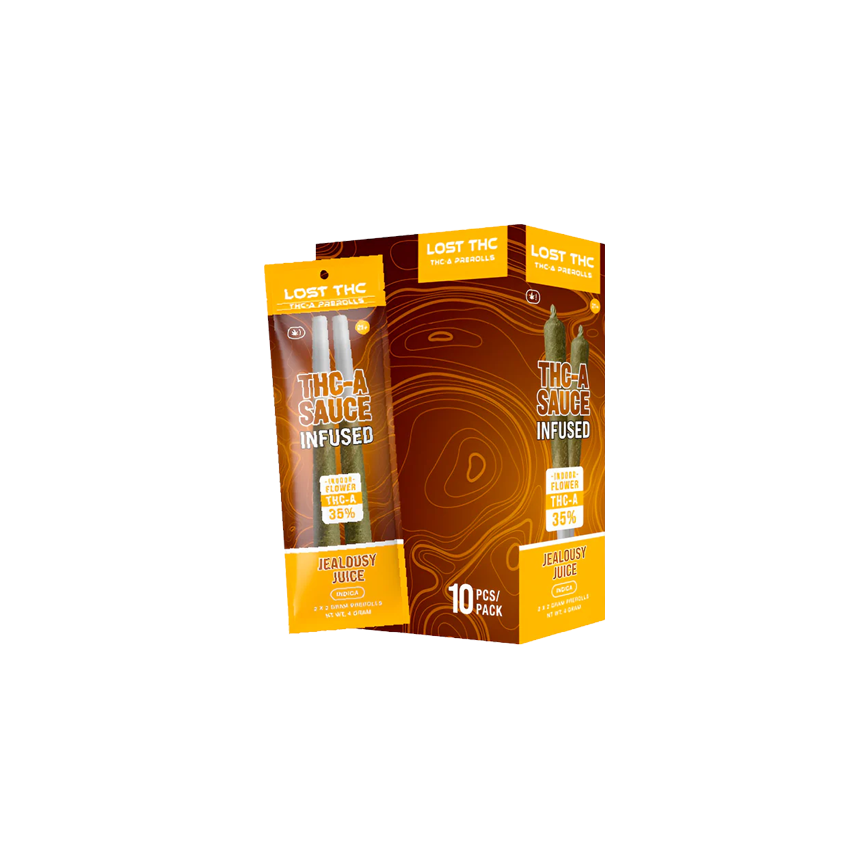 Lost THC-A Sauce Infused Pre Rolls 2x2g 10Ct