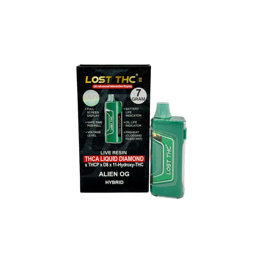 Lost THC Live Resin THCA Liquid Diamond 7G 5Ct
