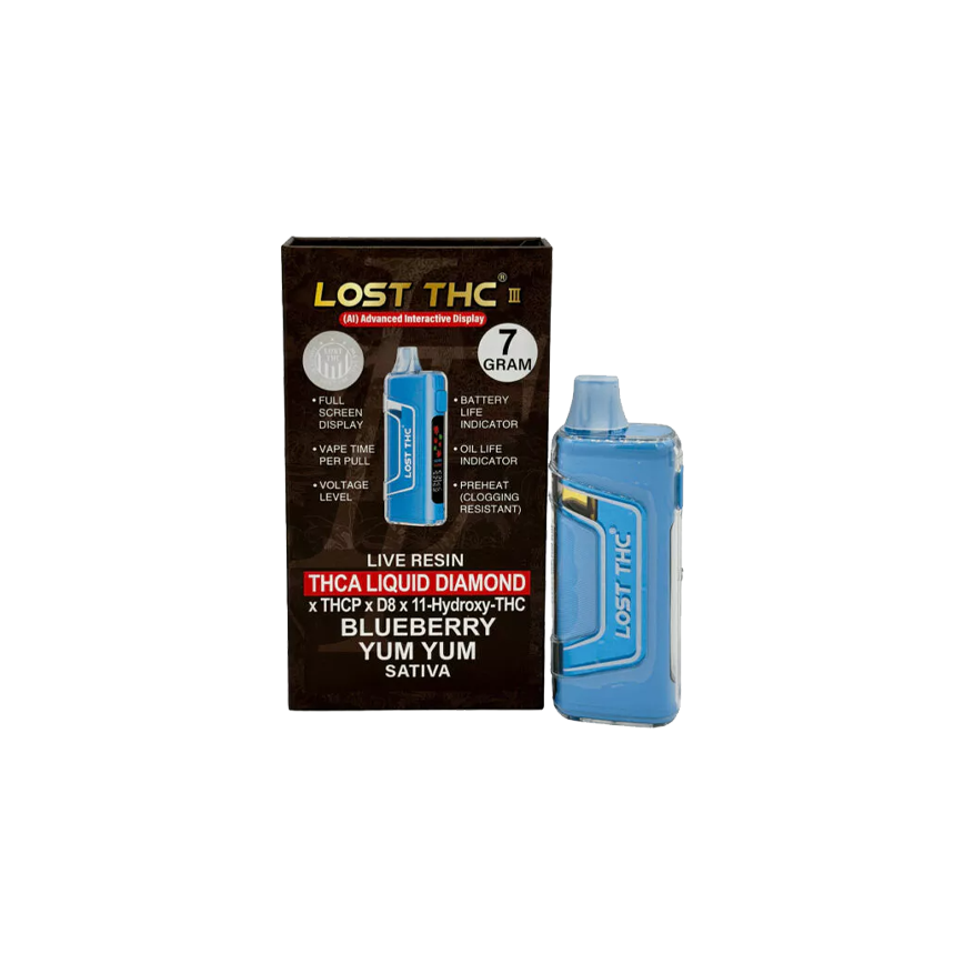 Lost THC Live Resin THCA Liquid Diamond 7G 5Ct
