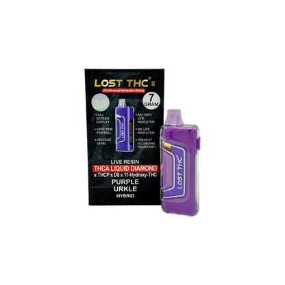 Lost THC Live Resin THCA Liquid Diamond 7G 5Ct