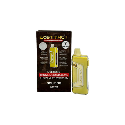 Lost THC Live Resin THCA Liquid Diamond 7G 5Ct