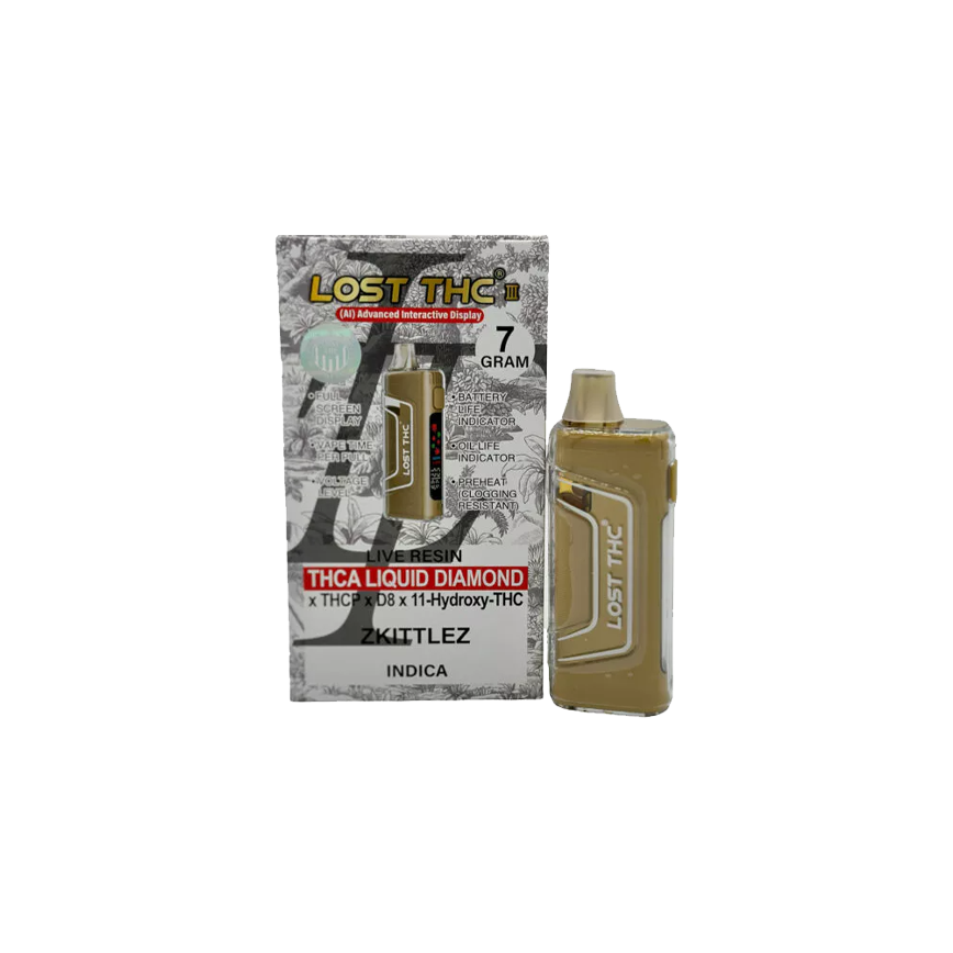 Lost THC Live Resin THCA Liquid Diamond 7G 5Ct