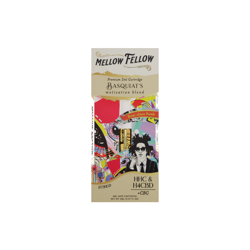 Mellow Fellow Cartridge Basquiat's Motivation Blend First Class Funk Hybrid 2Ml.
