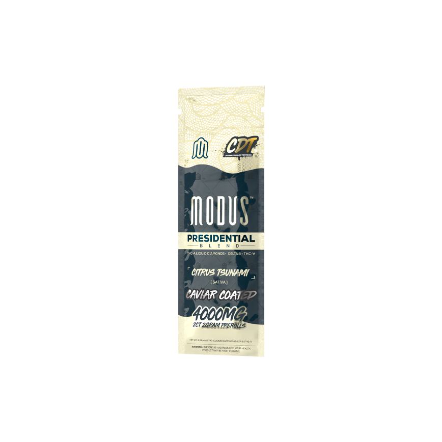 Modus Caviar Coated Presedential Blend Pre Roll 4000MG 2Pk-10Ct