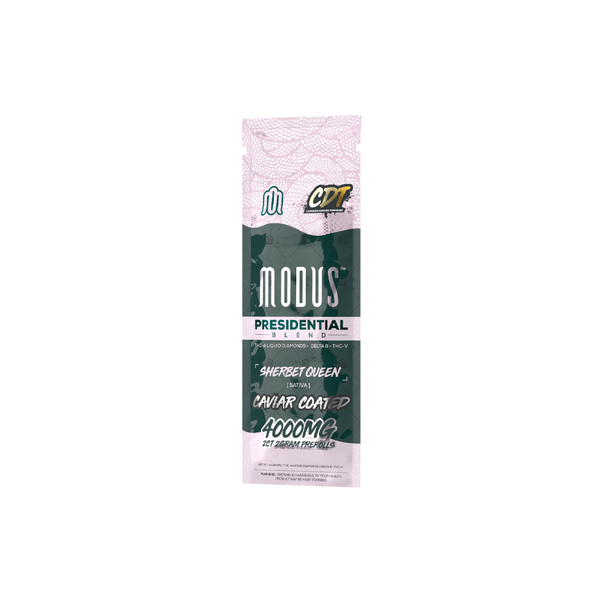 Modus Caviar Coated Presedential Blend Pre Roll 4000MG 2Pk-10Ct