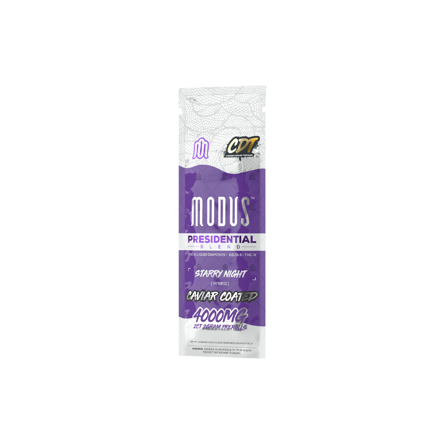 Modus Caviar Coated Presedential Blend Pre Roll 4000MG 2Pk-10Ct