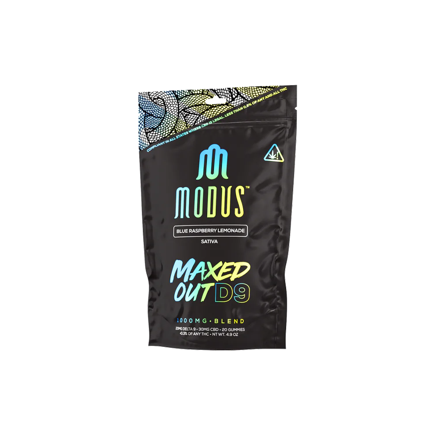 Modus Maxed Out D9 Gummies 1000Mg 5Ct