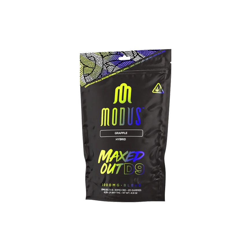 Modus Maxed Out D9 Gummies 1000Mg 5Ct