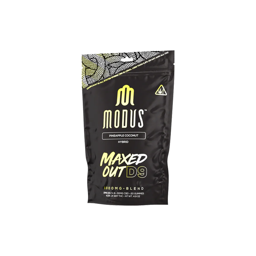 Modus Maxed Out D9 Gummies 1000Mg 5Ct