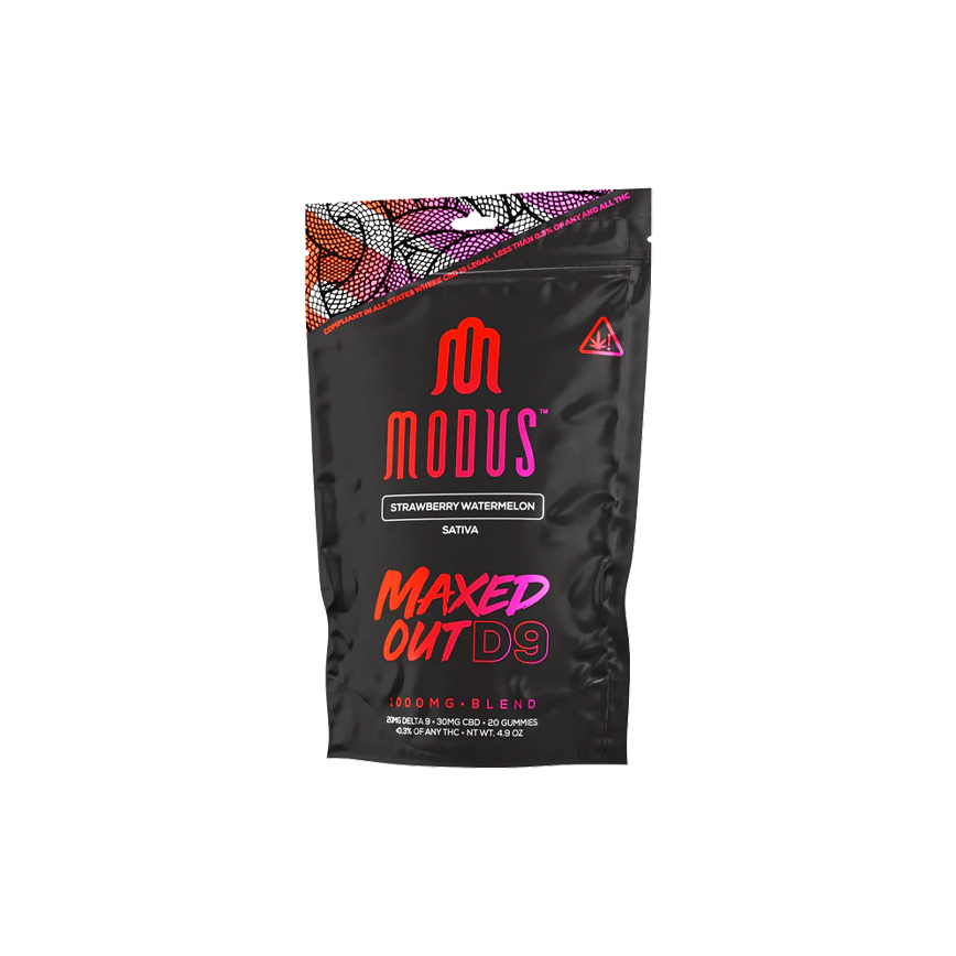 Modus Maxed Out D9 Gummies 1000Mg 5Ct