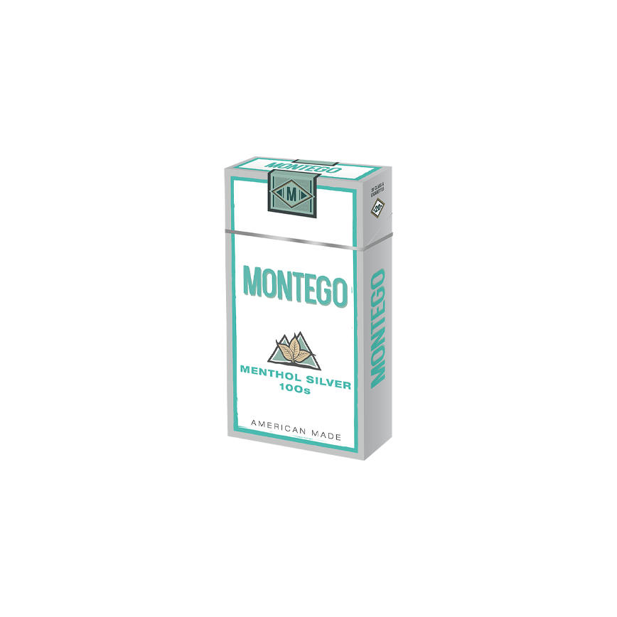 Montego Menthol Silver 100's Box