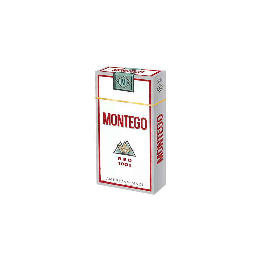 Montego Red 100's Box