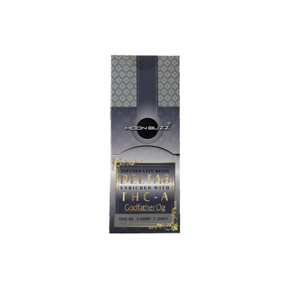 مون باز Thca Preroll 2000 مجم 4 جرام 2 مفاصل 6 قيراط