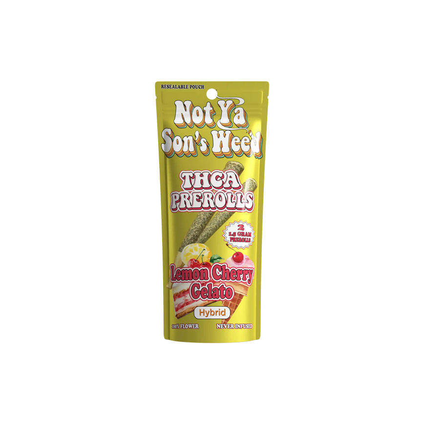 Not Ya Son's Weed Lemon Cherry Gelato THC-A Pre Roll 10Ct