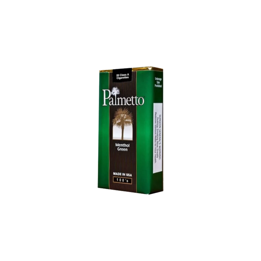 Palmetto Menthol Green 100 Box