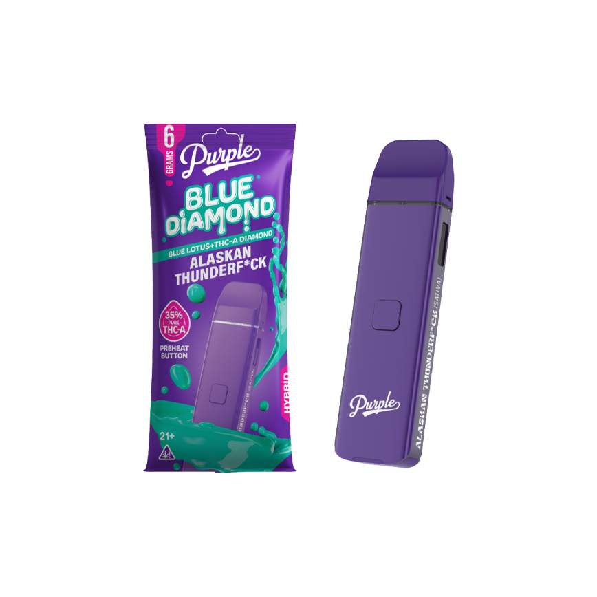 Purple Blue Diamond Alaskan Thunder F*ck Sativa 6g