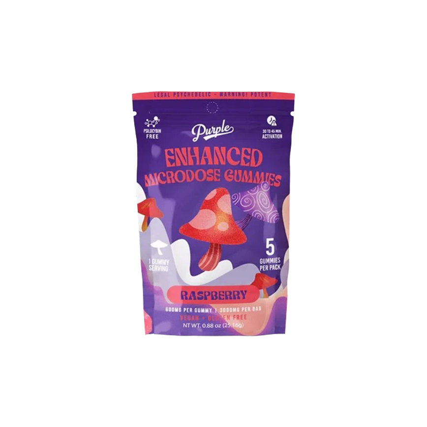 علكات الجرعة الدقيقة الأرجوانية المحسنة التوت 5-10 قيراط