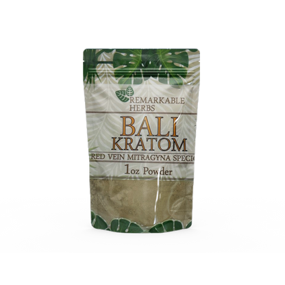 Remarkable Herbs  Bali Kratom Red Vein Mitragyna Speciosa